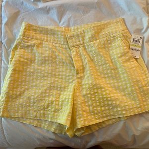 Yellow Gingham Shorts